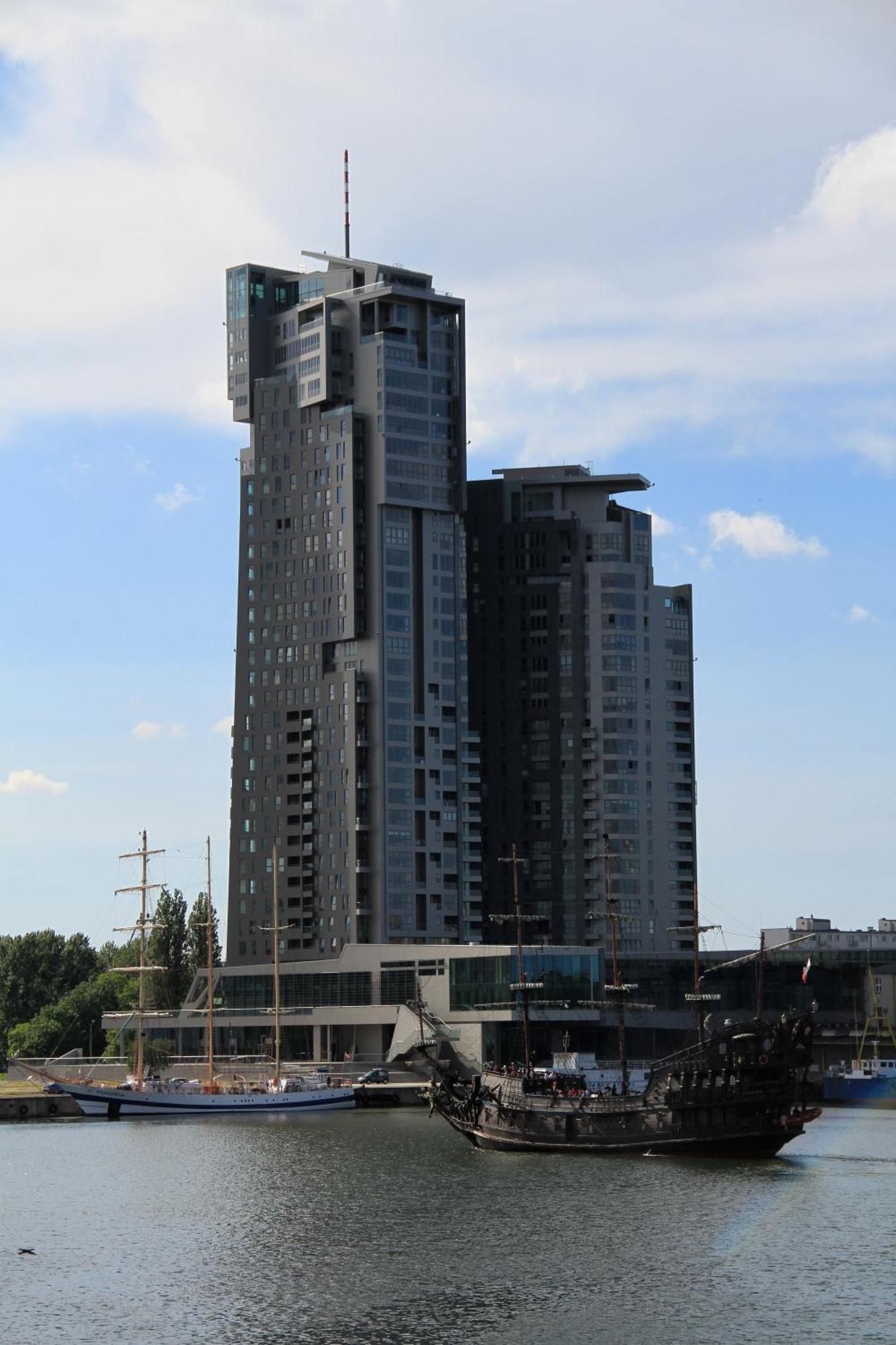 Apartamenty Sea Towers 格丁尼亚 外观 照片